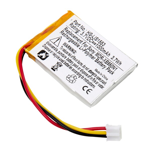 Ultralast Headset Battery, Sony MDR-XB950N1 Sony LIS1553, Sony LIS1553 (SY6) HS-LIS1553 - main